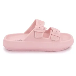 DEELUXE 74 Claquette couleur uni Femme ROSE Online