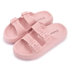 DEELUXE 74 Claquette couleur uni Femme ROSE Online