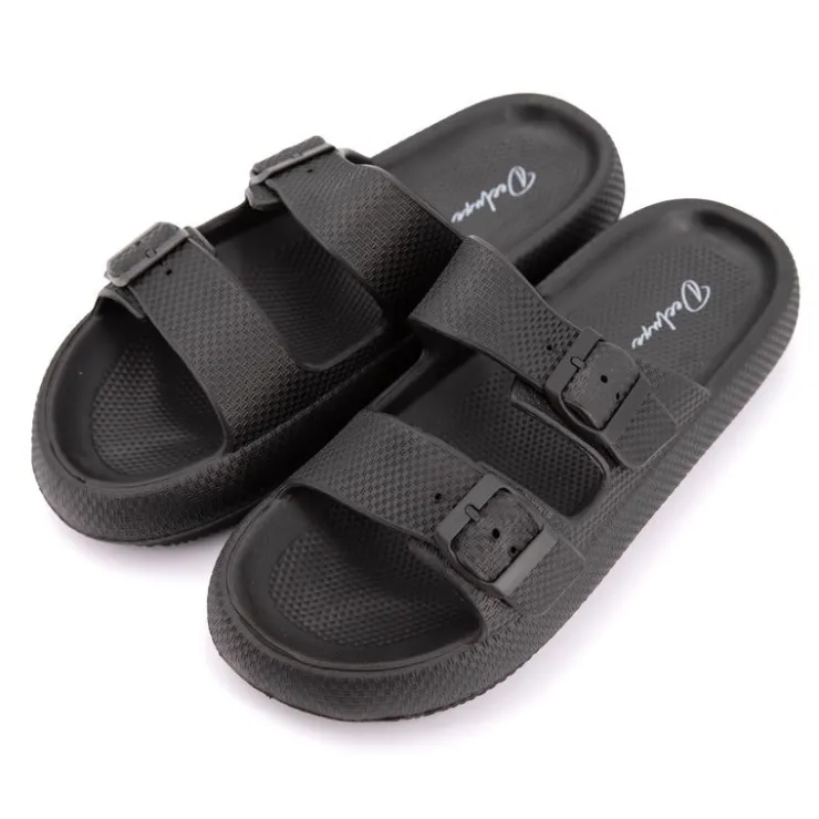 DEELUXE 74 Claquette couleur uni Homme NOIR Best