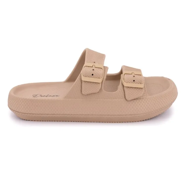 DEELUXE 74 Claquette couleur uni Homme BEIGE Best