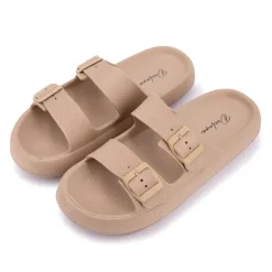 DEELUXE 74 Claquette couleur uni Homme BEIGE Best