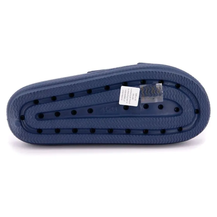 DEELUXE 74 Claquette couleur uni Homme BLEU FONCE Online