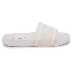PEPE JEANS Claquette logo Femme BLANC Best
