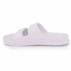 LOVETT Claquette uni caoutchouc Femme BLANC Online
