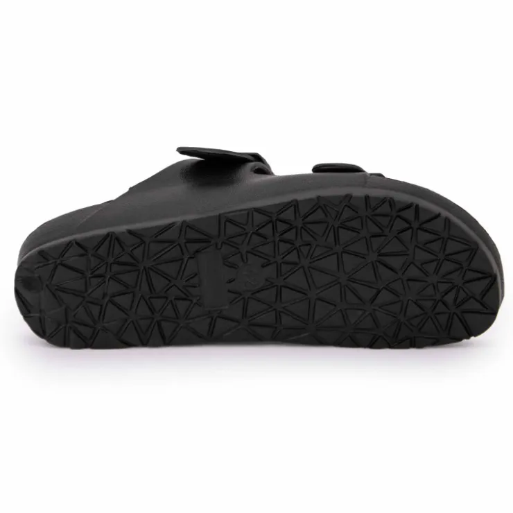 NEW ONE Claquettes double boucle Homme NOIR Sale