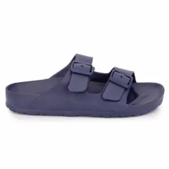 NEW ONE Claquettes double boucle Homme BLEU FONCE New