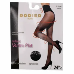RODIER Collant Femme NOIR New