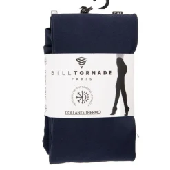 BILL TORNADE Collant thermo taille haute à enfiler Femme BLEU FONCE Hot