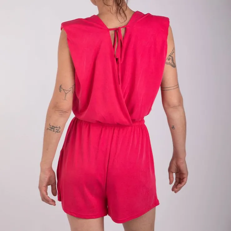 LA PETITE ETOILE Combishort avec épaulettes feraya flashy Femme ROSE Clearance