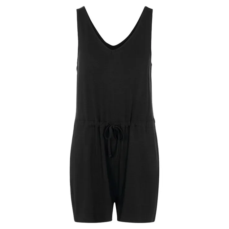 PIECES Combishort col v sans manche pcneora Femme NOIR Outlet