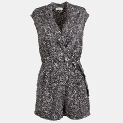 DEELUXE 74 Combishort imprimé fantaisie et blanc Femme NOIR Sale