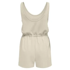 ONLY Combishort sans manches avec perles uni Femme BLANC ECRU Best