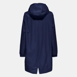 ONLY Coupe vent à capuche réversible night sky Femme BLEU FONCE New