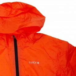 BURTON Coupe vent manches longues uni capuche poche logo Enfant ORANGE Best