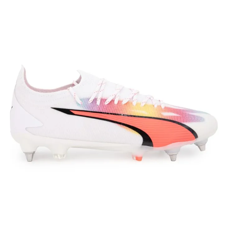 PUMA Crampon ultra ultimate orange Mixte BLANC