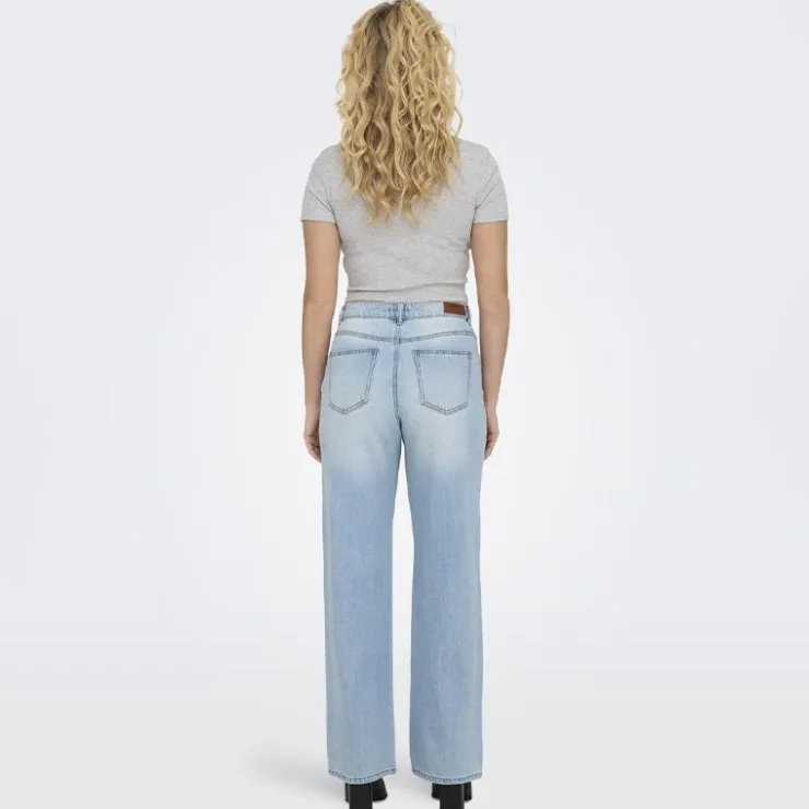 ONLY Crop top manches courtes uni Femme GRIS CLAIR New