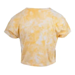 VON DUTCH Crop top tie&dye imprimé Femme JAUNE Discount