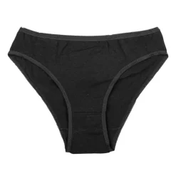 LINGERIE AU FEMININ Culotte coupe mini Femme NOIR Clearance