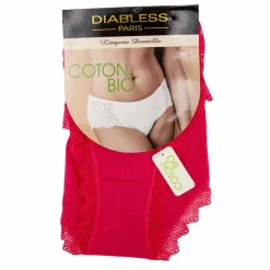 DIAB'LESS Culotte dentelle chenoa Femme ROUGE Sale