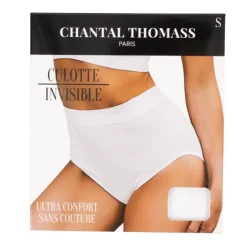CHANTAL THOMASS Culotte invisible sans couture alexane Femme BLANC New