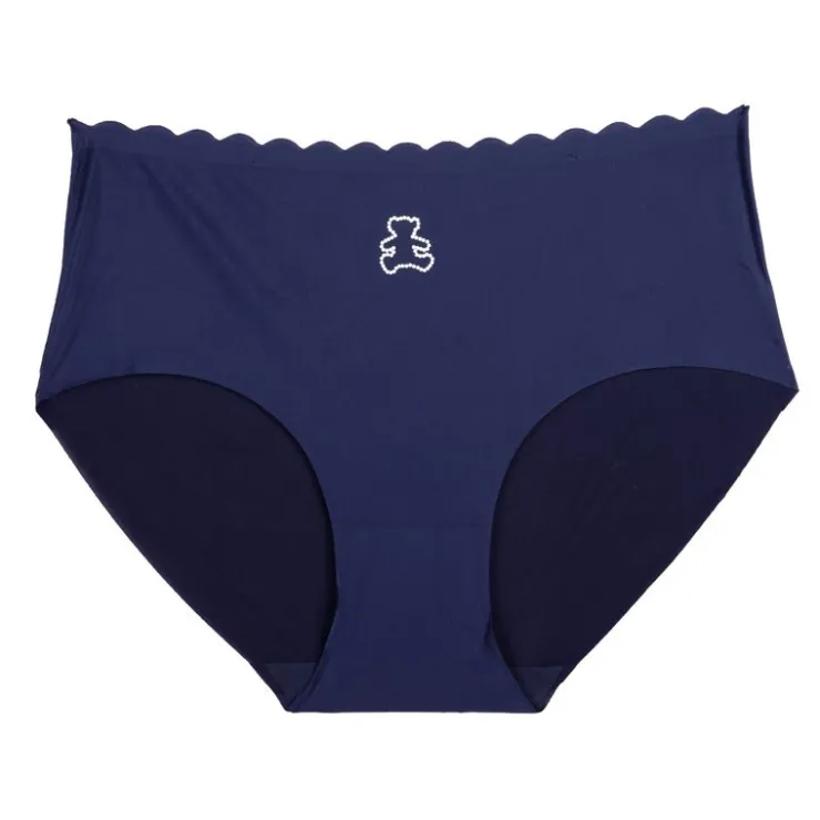 LULU CASTAGNETTE Culotte invisible seconde peau Femme BLEU FONCE Sale