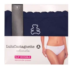 LULU CASTAGNETTE Culotte invisible seconde peau Femme BLEU FONCE Sale