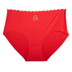 LULU CASTAGNETTE Culotte invisible seconde peau Femme ROUGE New