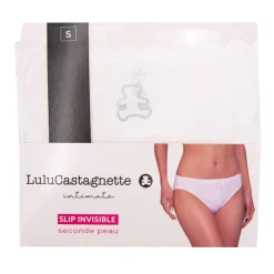 LULU CASTAGNETTE Culotte invisible seconde peau Femme BLANC