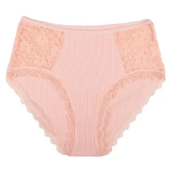 LULU CASTAGNETTE Culotte lingerie dentelle dalinda Femme ROSE CLAIR Discount