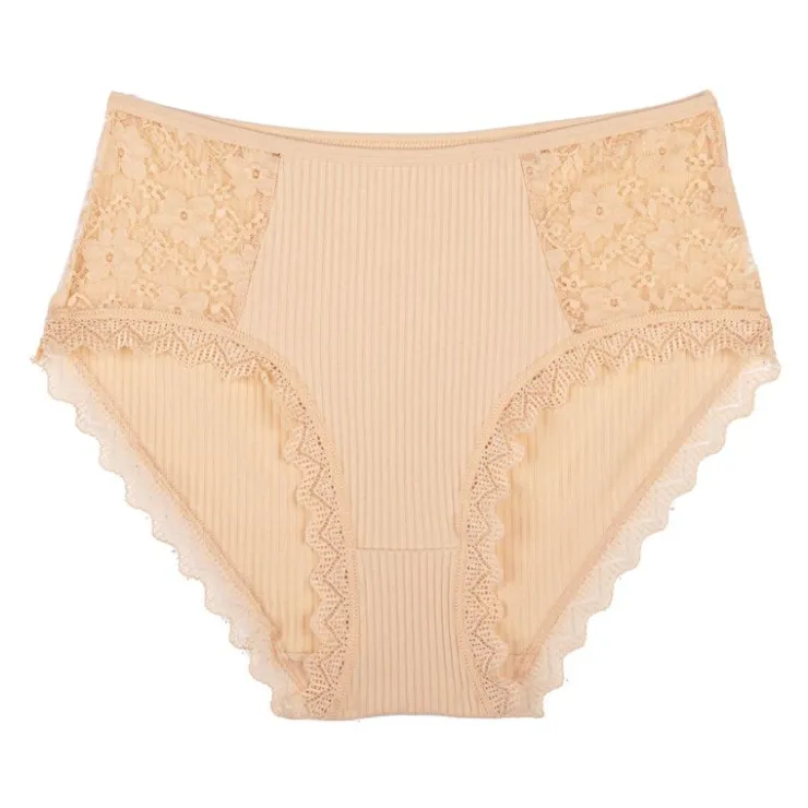 LULU CASTAGNETTE Culotte lingerie dentelle dalinda Femme BEIGE