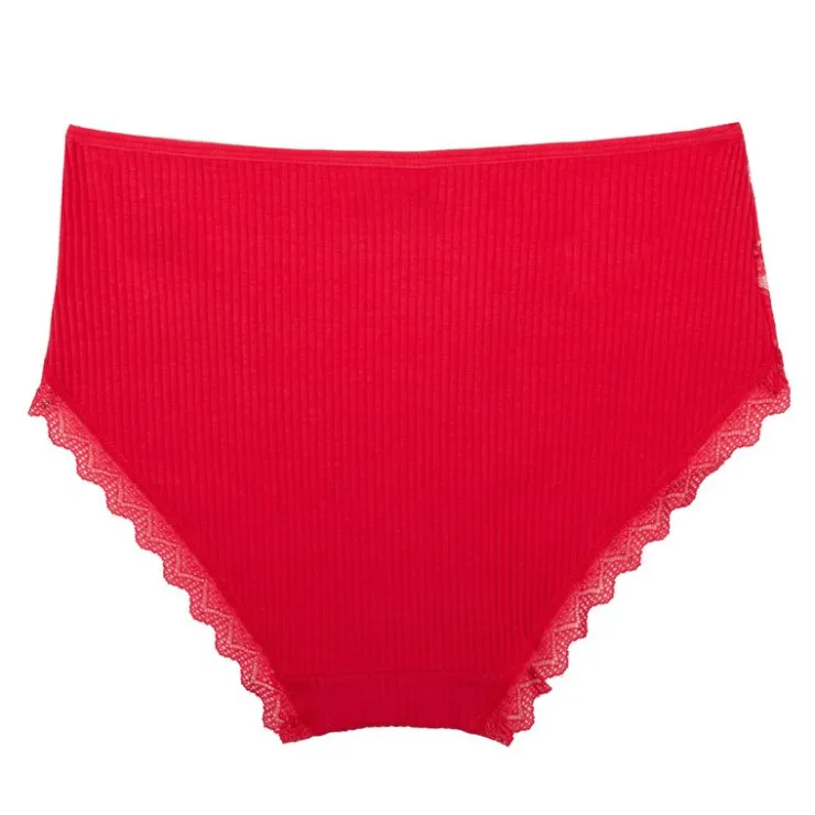 LULU CASTAGNETTE Culotte lingerie dentelle dalinda Femme ROUGE Best