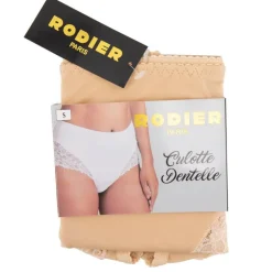 RODIER Culotte Livia taille haute en dentelle Femme BEIGE Best