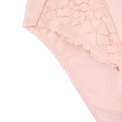 RODIER Culotte Pernelle en dentelle sans couture Femme ROSE CLAIR