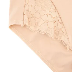 RODIER Culotte Pernelle en dentelle sans couture Femme BEIGE Sale
