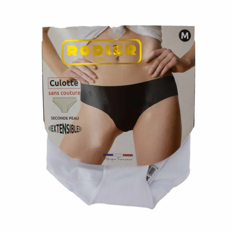 RODIER Culotte sans couture joyce Femme BLANC New