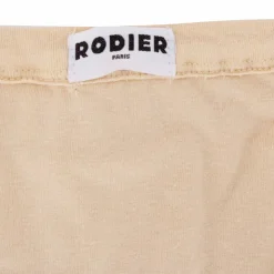 RODIER Culotte taille haute en coton Femme BEIGE Hot