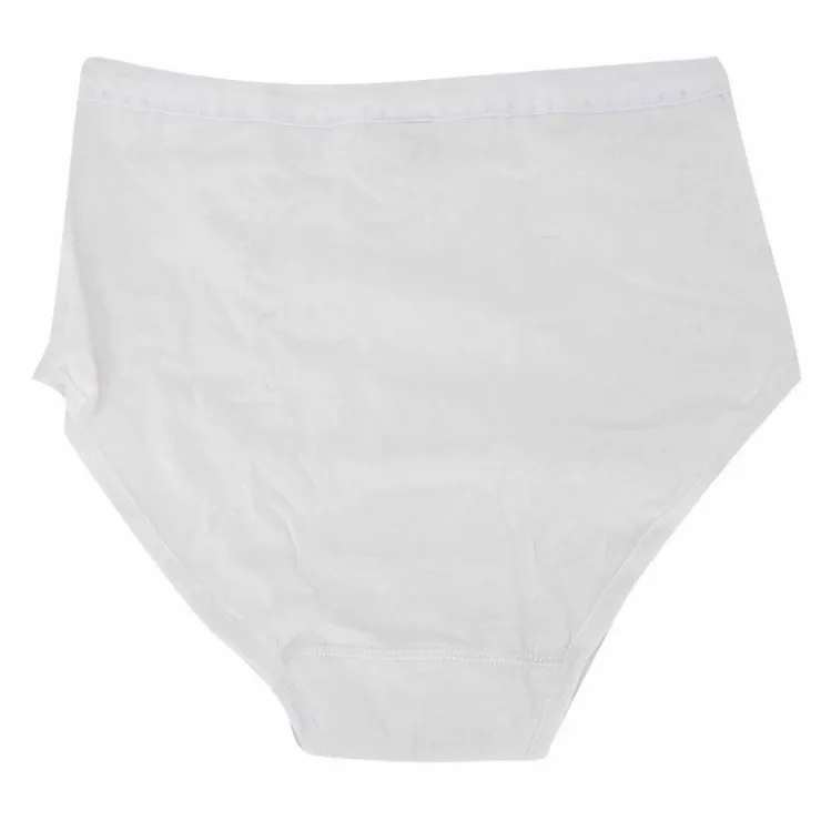 RODIER Culotte taille haute en coton Femme BLANC