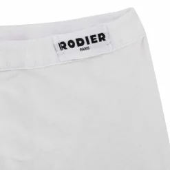 RODIER Culotte taille haute en coton Femme BLANC