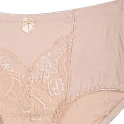 RODIER Culotte taille haute Naomi ultra confort coton biologique Femme BEIGE Discount