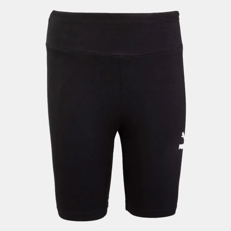 PUMA Cycliste élastique logo blanc Femme NOIR New