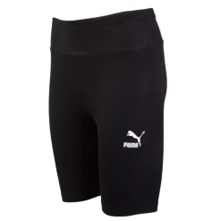 PUMA Cycliste élastique logo blanc Femme NOIR New