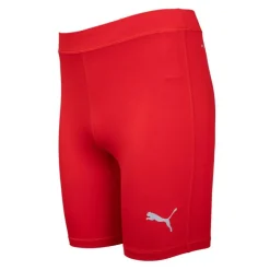 PUMA Cycliste Liga stretch logo argenté Homme ROUGE
