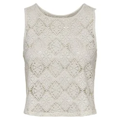 JDY Débardeur à dentelle eva col rond regular Femme BLANC ECRU Discount