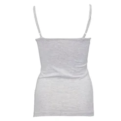 BILL TORNADE Débardeur basique dentelle col rond Femme GRIS CLAIR Sale