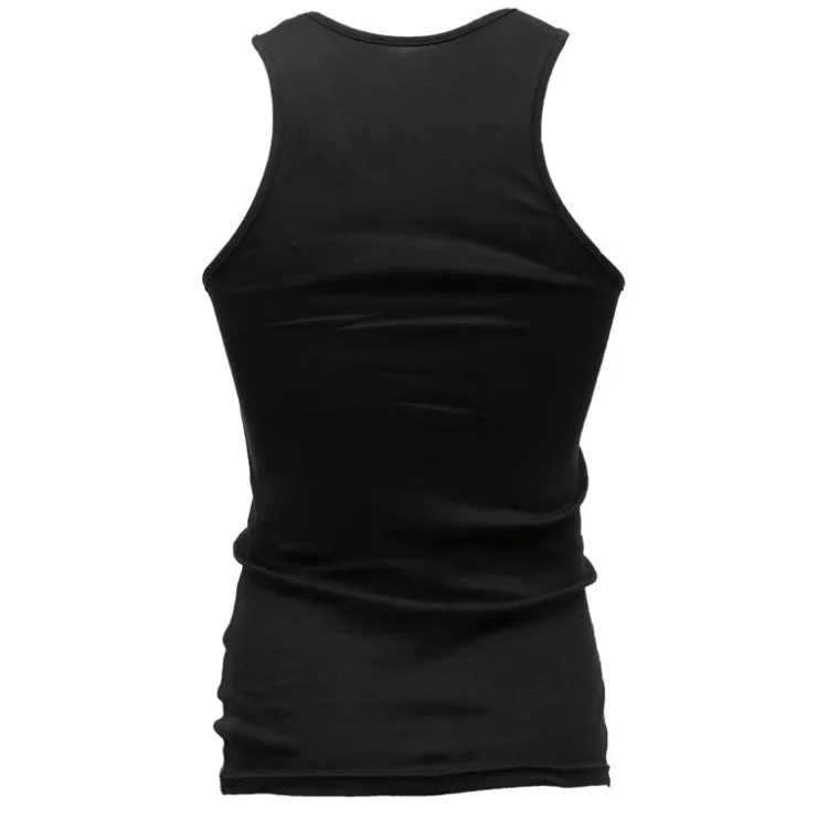 BILL TORNADE Débardeur coton ajusté Homme NOIR New