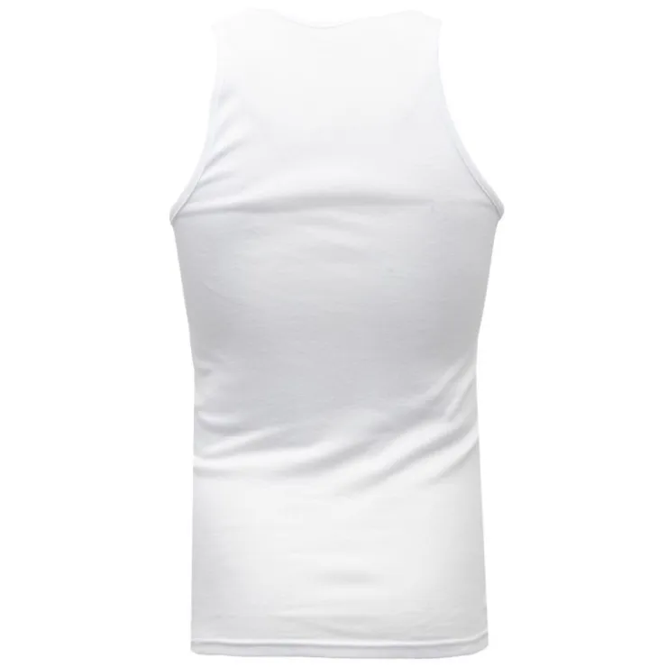 BILL TORNADE Débardeur coton ajusté Homme BLANC