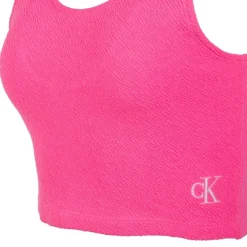 CALVIN KLEIN Débardeur crop top fushia Femme ROSE Best