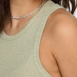 ONLY Débardeur côtelé Idole basique Femme VERT CLAIR Outlet