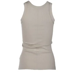 CALVIN KLEIN Débardeur côtelé uni Femme GRIS CLAIR Discount