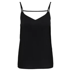 ONLY Débardeur fin col V kalamata sans manches Femme NOIR Discount